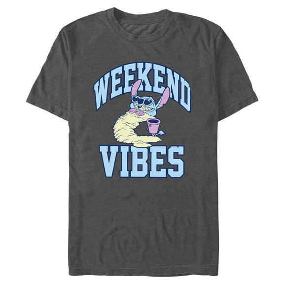 Mens Lilo & Stitch Weekend Vibes T Shirt