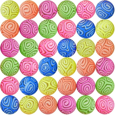Bouncy Balls Bulk - Bouncy Balls for Kids and Gumball Machine 25 mm 1 inch, 100 pcs
