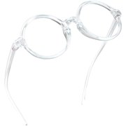 LifeArt Blue Light Blocking Glasses, Anti Eyestrain, Computer Reading Glasses, Gaming Glasses, TV Glasses for Women Men, Anti Glare (Clear, +2.25 Magnification)