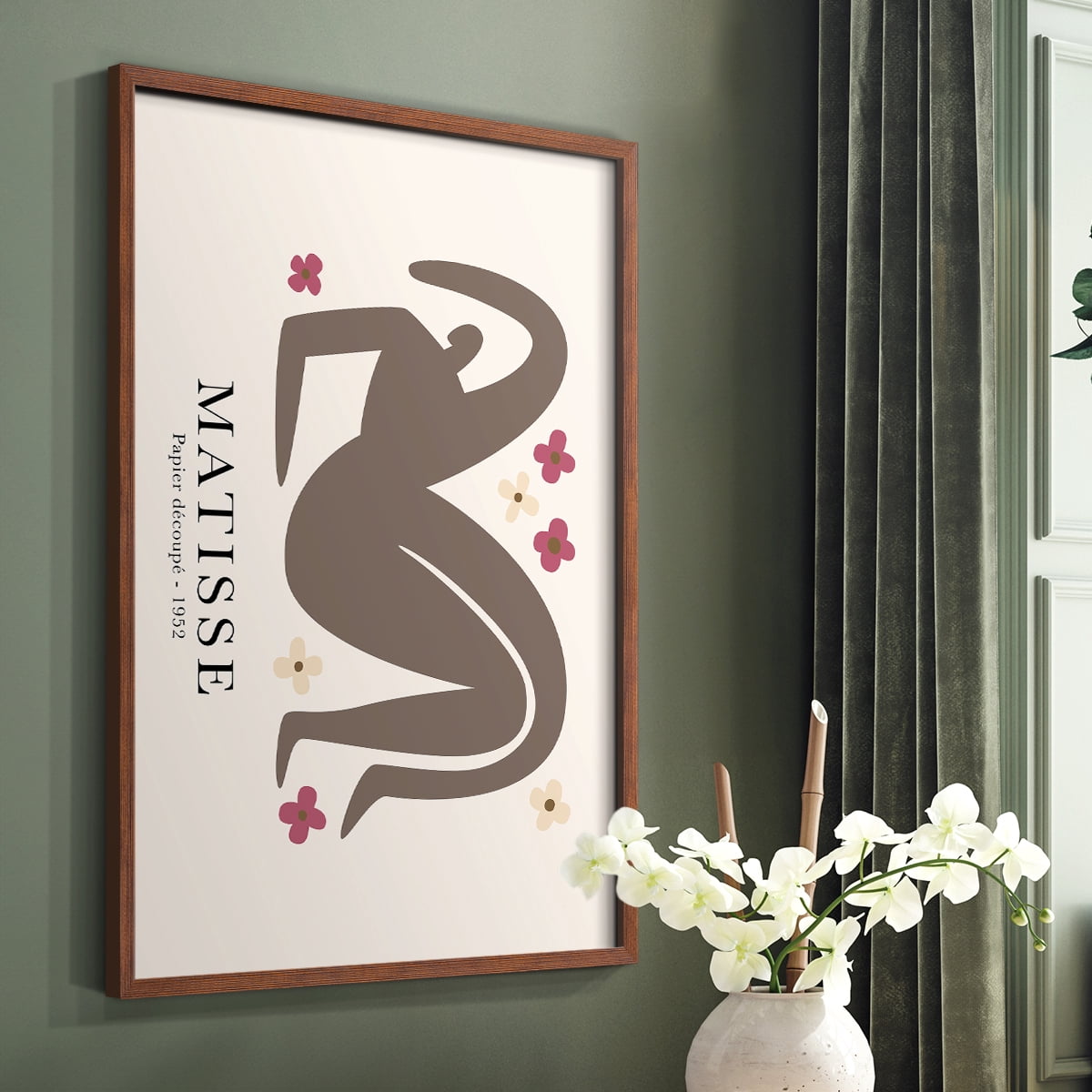 Matisse CCXLIV in Solid Wood 8 x 10 Framed Print