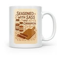 thumbnail image 2 of Seasoned With Sass 11 oz Coffee Mug - For Foodies White Ceramic Gift, 2 of 6