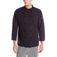 thumbnail image 1 of Red Kap Chef DesignsSpun Poly Black Chef Coat, Black, 5X-Large, 1 of 3