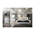 thumbnail image 2 of Best Master Athens 5-Piece Queen Platform Bedroom Set in White Lacquer, 2 of 3