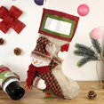 thumbnail image 5 of Medias navideñas de 40 cm con diseño 3D de Papá Noel, muñeco de nieve y reno. Decoración navideña grande., 5 of 5
