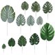 thumbnail image 1 of Gwong Decoración hogareña 10pcs planta artificial Fake Monstera Hojas para la sala de estar de la pared Decoración de la fiesta Gwong 21052610, 1 of 7