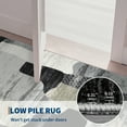 thumbnail image 5 of FairOnly 9'x12'Grey Abstract Low Pile Machine Washable Area Rug Modern Color Block Non Slip Rugs for Living Room Beroom Home Office, 5 of 7