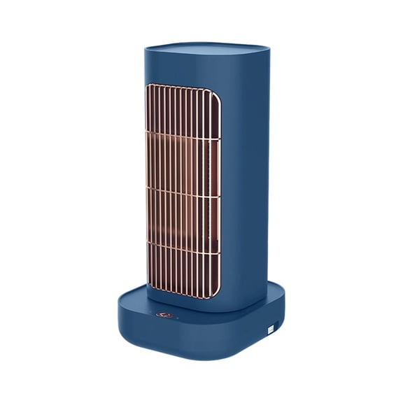Energy Efficient Portable Ceramic Space Heater With Adjustable Thermostat, Overheat Safety Protection Indoor Bedroom Desk Warmer
