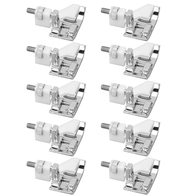 Prensatelas para máquina de coser, prensatelas de acero inoxidable, tecnología de borde líder, 10 Uds. Jadeshay A