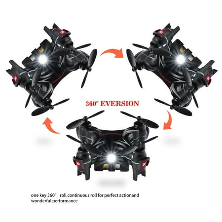 FPVRC Q7 four-axle 4 Channel 6 Axis Gyro RC Nano Quadcopter Mini Pocket dron e White/Black with 3D Flip