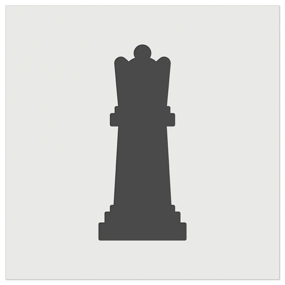 Chess Queen Piece DIY Cookie Wall Craft Stencil - 3.5 Inch
