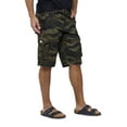 thumbnail image 4 of X RAY JEANS Men's Belted 12.5" Inseam Knee Length Cargo Shorts, Olive Camo, 48, 4 of 7