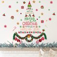 thumbnail image 1 of Adhesivos de pared con frases de árbol de Navidad, guirnaldas, bolas y estrellas, 1 of 4