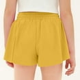 thumbnail image 5 of HAOTAGS Teen Girls Skorts, Casual Drawstring High Wasit Summer Outdoor Sport Shorts Yellow 6 Years, 5 of 8