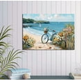 thumbnail image 3 of Beach Canvas Wall Art Coast Theme Wall Decor Ocean Picture Print, Relaxing Seascape Artwork, 3 of 7