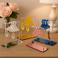thumbnail image 3 of RubyLee Elegance Mirror Closet Jewelry Holders for Women Jewelry Organizers [Includes 8 Removable Hangers], Acrylic, 2 oz, Pink, 1 Count, 3 of 4