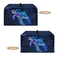thumbnail image 4 of TSOVTHRID Sea Turtle Star Print Microwave Oven Dust Cover Stain-Resistant Microwave Oven Grill Cover Dustproof Kitchen Machine Covers Case Protections for Toaster Oven, 20.9"W x 15.7"D x 12.4"H, L, 4 of 7