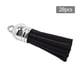 thumbnail image 4 of Inteprter 28 piezas bolsa Keychian creativo delicado llavero colgante borlas artesanía decoración DIY accesorio para bolsos llaves Artesanía Negro Inteprter HA059646-14B, 4 of 6