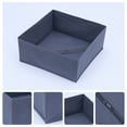 thumbnail image 2 of Unique Bargains Fabric Storage Cube Storage Bin Storage Basket Dark Grey, 2 of 8