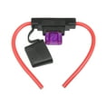 thumbnail image 4 of Unique Bargains 2 Set DC 12V 8 Gauge Car in Line ATC Blade Style Inline Fuse Holder with 100A Fuse, 4 of 7