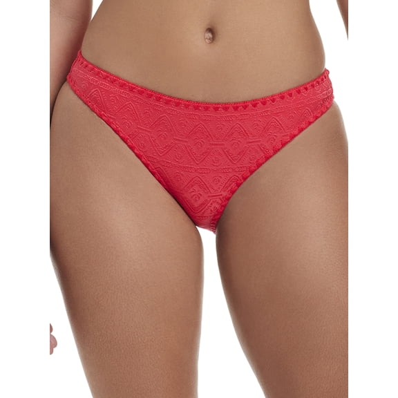 Jessica Simpson Women's Jacquard Bikini Bottom, Sizes XS-2XL