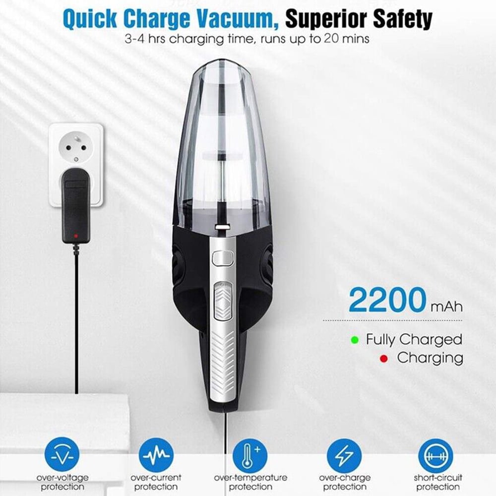 Cordless Air Duster,DFITO Battery Operated Computer Cleaning Duster, Portable Replaces Compressed Air Cans, 2000mAh 4000PA Fast Charging Air Blower for Computer Keyboard, Car, Pet House