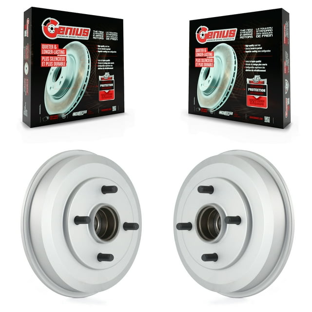 Genius Paire de Freins Arrière pour Voiture 2000-2008 Ford Focus Roulements Inclus KG-101402