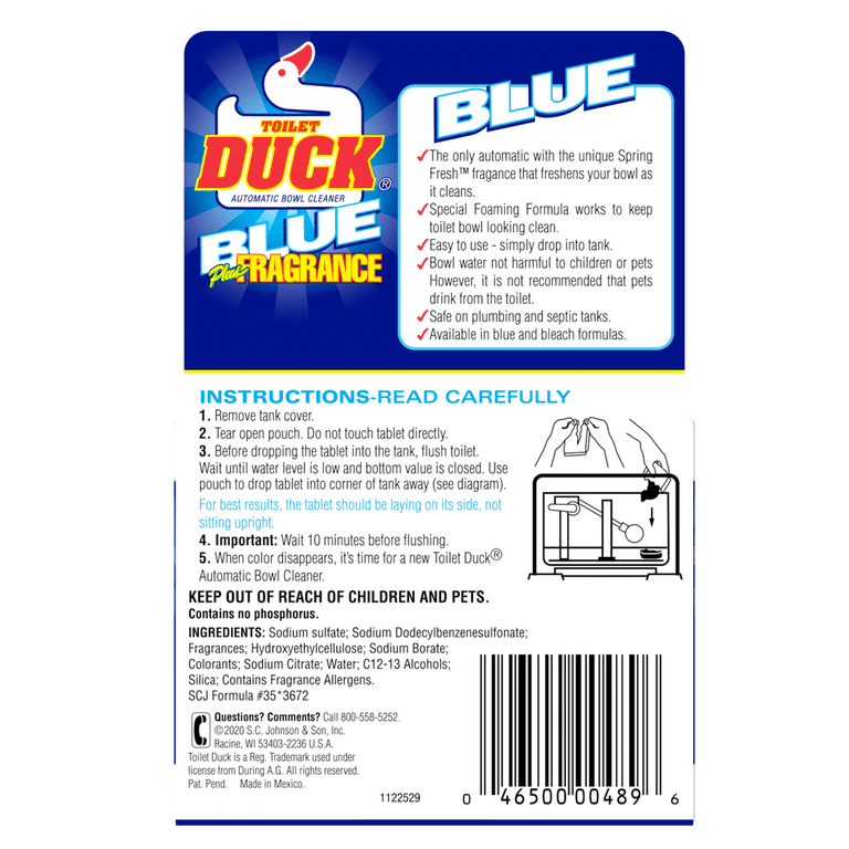 Toilet & Urinal Cleaning Toilet Duck Fresh Disc (6) Marine 944068 - Avanti  Hygiene Ltd