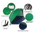 thumbnail image 5 of Tienda de campaña para 2 personas, de una sola capa, para exteriores, anti-UV, para playa, refugio solar, toldo de sombra para pesca, picnic, parque, camuflaje, 5 of 5
