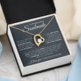 thumbnail image 3 of SOULMATE - MY MISSING PIECE - Forever Love Necklace - White Gold or Yellow Gold - Gift Box, 3 of 5