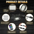 thumbnail image 6 of LED Rock Lights for Trucks,10 Pods Multicolor Underglow Lights for Trucks with App Control Flashing Music Mode RGB Rock Lights for UTV SUV ATV RZR Truck Accessories., 6 of 8
