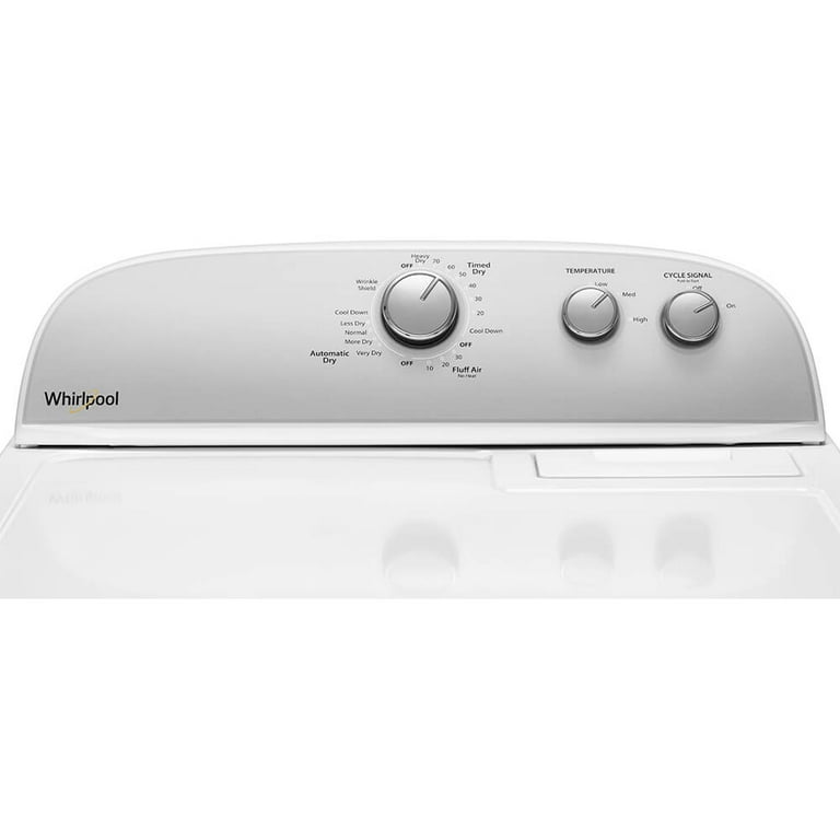 Whirlpool 7-cu ft Electric Dryer (White) in the Electric Dryers