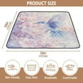 thumbnail image 4 of WOBOGO Blue Birds Pink Flowers Baby Playmats Extra Large Waterproof Rollable Activity Pads for Toddlers 50×50inch, 4 of 7