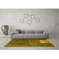 thumbnail image 3 of Ahgly Company Indoor Square Persian Yellow Traditional Area Rugs, 3' Square, 3 of 4