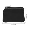 thumbnail image 2 of Monedero Uxcell, bolsas organizadoras pequeñas para monedas con cremallera 3.15" x 5.12", negro, 2 of 5