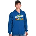 thumbnail image 5 of PACMAN Don't Be Ghosted Dating Joke Unisex Plus Size Zip Hoodie Brisco Brands 4X, 5 of 6