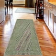 thumbnail image 2 of Abstract Decorative Rug, Weathered Colorful Quirky and Scribble Style Design of Lines and Stripes, Quality Carpet for Bedroom Dorm and Living Room, 6 Sizes, Pale Green, by Ambesonne, 2 of 2