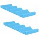 thumbnail image 1 of Soporte para botellas apilable, organizador de almacenamiento de latas y soporte para botellas fácil de apilar, soporte de almacenamiento de silicona para nevera para despensa, cocina azul 2 29,7 x 1, 1 of 5