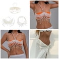 thumbnail image 2 of lanema Sophisticated Pearls Body Chain Lingerie Versatile Chest Jewelry Accessory Portable for Parties and Date Night, 2 of 21