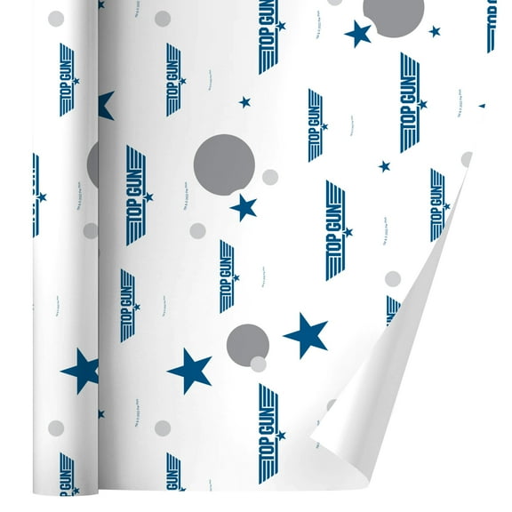 Top Gun Flat Logo Gift Wrap Wrapping Paper Roll