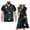 Banana, variant on Highland Cow Matching Couple Outfits Floral Husban and Wife Clothing Casualght Mens Short Sleeve Shirt Size 3XL Comfort Workwear and Womens V-neck Midi Dress