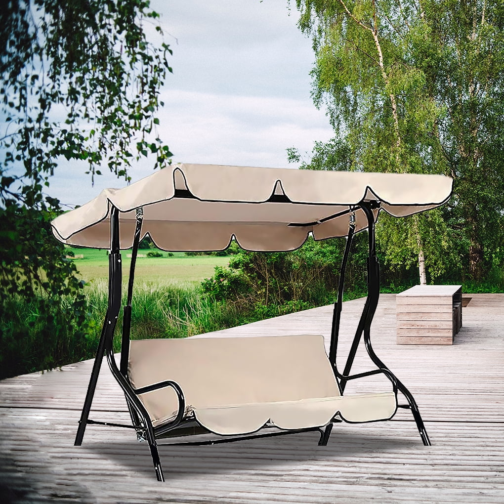 Rainproof Anti Dust Swing Canopy Patio Outdoor Hammock Furniture Porch Top Cover 