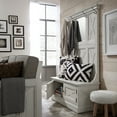 thumbnail image 3 of Homestyles Seaside Lodge Wood Hall Tree in Off White, 3 of 4
