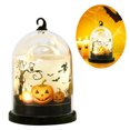 thumbnail image 2 of DVKOVI Halloween LED Glowing Light On Plastic Base Indoor Tabletop Decorations for Mantel Shelf Desk A One Size, 2 of 6