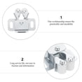 thumbnail image 2 of 20 Sets Cupboard Door Bead Roller Catch Cabinet Door Spring Clip Buckle Lock, 2 of 8