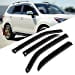 thumbnail image 2 of TuningPros WD-271 Tinted Smoke Out-Channel Window Visor Deflector Rain Guard 4-pc Set, 2 of 10