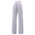 thumbnail image 5 of Pantalones de chándal de cintura alta y pierna ancha para mujer: pantalones palazzo de yoga con bolsillos, tejido elástico, para todas las ocasiones, tallas S-XXL, 5 of 5