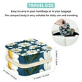 thumbnail image 5 of Daisy Travel Portable Square Jewelry Box - Bracelet Holder and Jewelry Stand - Ideal for Rings, Earrings, Necklaces, and Bracelets - Suitable for Girls and Women, 5 of 6