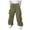 Army Green, variant on Unisex Kids Cargo Pants Ankle Length Outdoor Trousers With Side Pockets Elastic Waist Loose Comfort Bottoms Daily Activity Casual Wear Pants Pants For Kids,14-15 Years