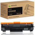 thumbnail image 1 of Reemplazo compatible con AWDAXC para cartucho de tóner HP CF244A, adecuado para impresoras M15a/w / M28a/w / M31w, (1 paquete, 2000 páginas), fácil de agregar polvo, con chip, listo para usar en la, 1 of 8