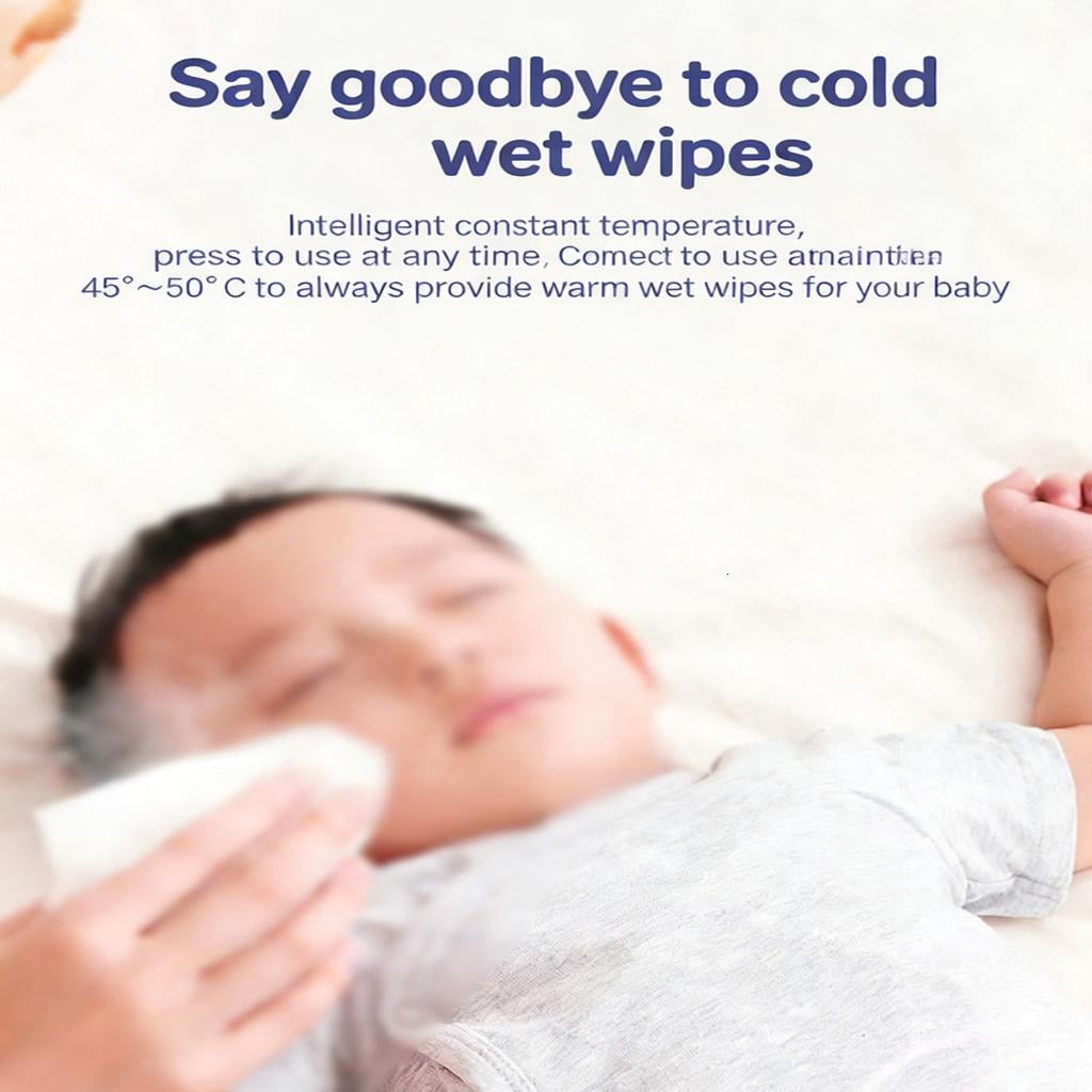 Lerpwige Portable Wipe Warmer with LED Display Fast Heating for Home and Travel
